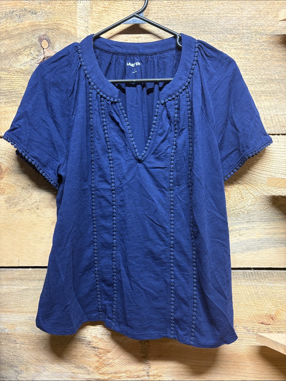 Lands' End Short-Sleeve Blouse